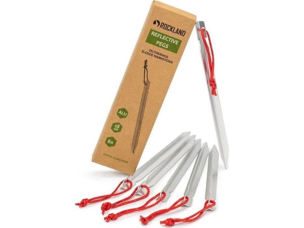 Rockland teltplugger REFLECTIVE PEGS 6 stk.