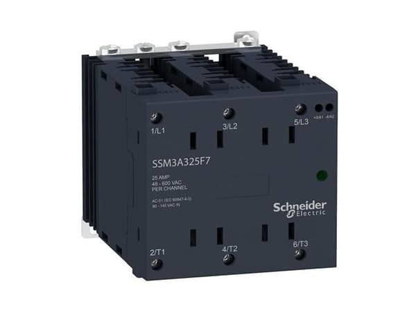 Solid relæ SSM 600VAC 3F 25A 24VDC