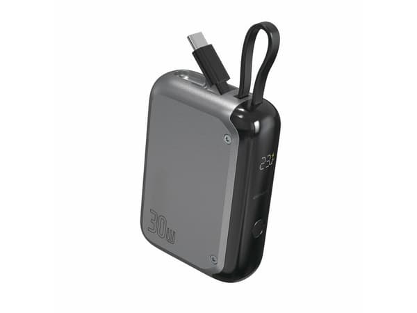 4smarts 540699, 10000 mAh, 30 W, harmaa