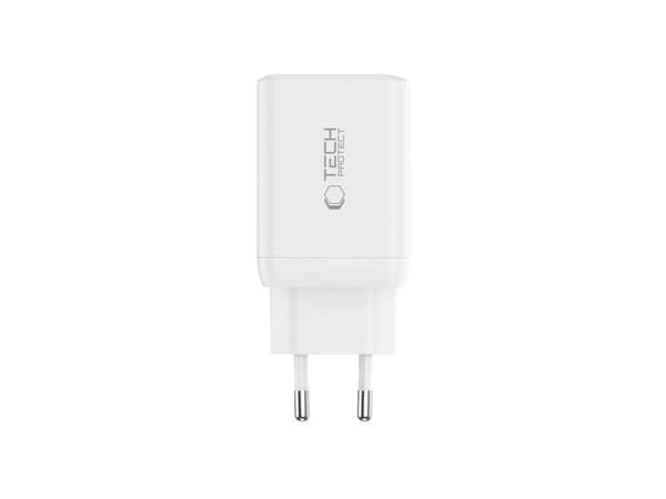 Tech-Protect NC45W-GAN 2-PORT PD45W Charger - White