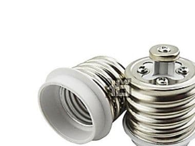 Adapter til fatning E40-E27 max 60W glødelampe