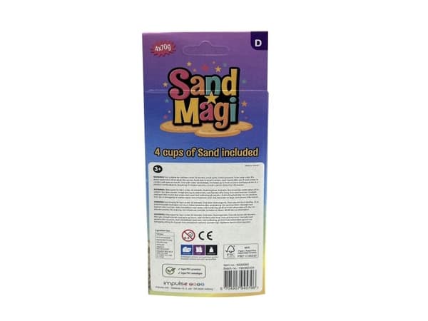 Impulse Toys Sand Magi i koppar 4 st 70 g