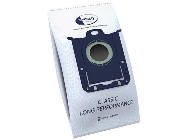 s-Bag Classic Long Performance E201S - Pose - for støvsuger (en pakke 4)