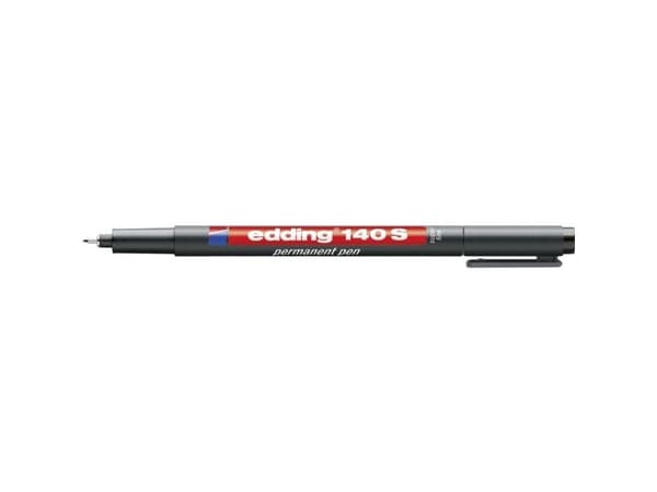 Edding 4-140001, Sort, Ekstra fin, Sort, Plast, Rund, Metall