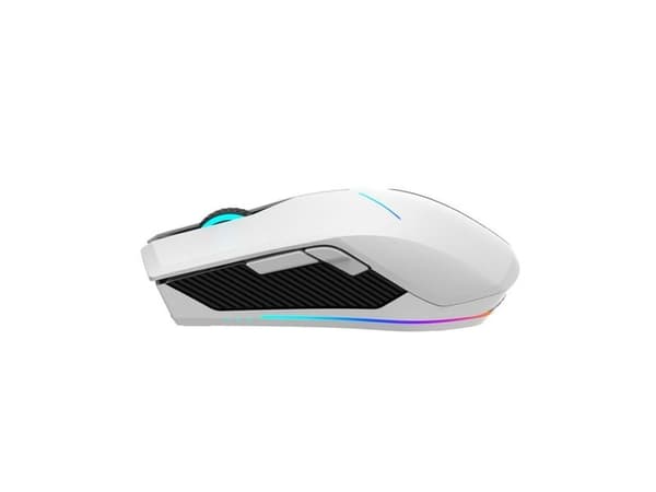 Machenike M721 Wireless Gaming Mouse 10000 DPI with RGB Backlight - White