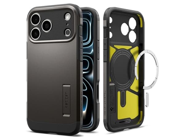 Spigen Tough Armor MagSafe case for iPhone 18 Pro / 17 Pro - black