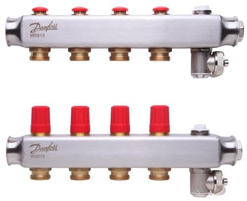 Danfoss SSM manifoldsæt 4+4 m/endestykke