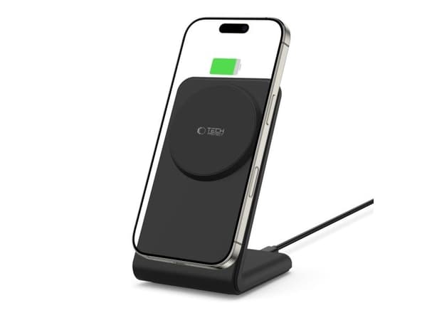 TECH-PROTECT QI15W-A38 MAGNETIC MAGSAFE WIRELESS CHARGER BLACK