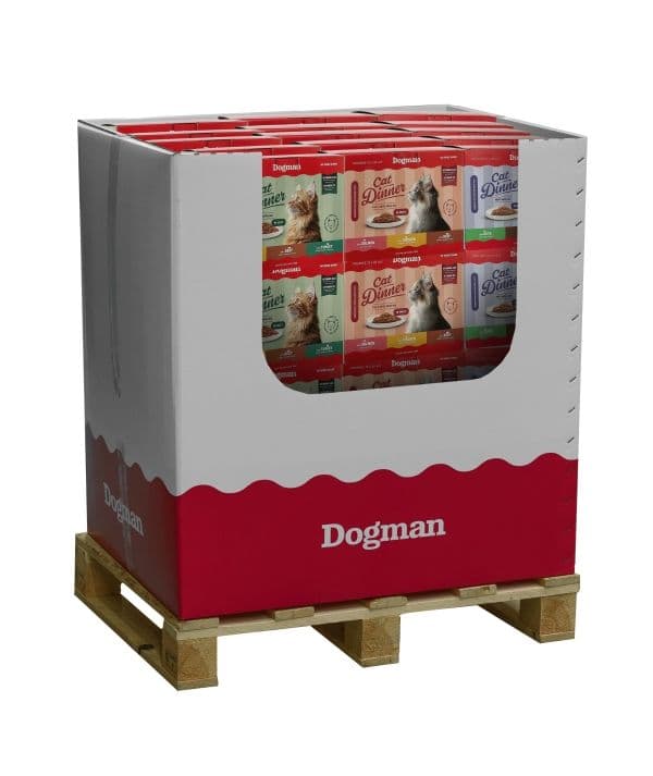Dogman Expopall 1/2 Cat Dinner 12x85g (144st)