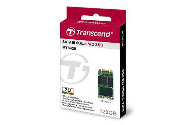 Transcend MTS420 - SSD - 120 GB - intern - M.2 2242 - SATA 6Gb/s