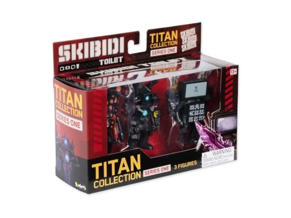 SKIBIDI TOALETT TITAN 3-PACK