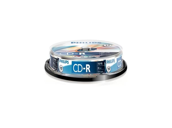 Philips CD-R CR7D5NB10/00, CD-R, 700 MB, 10 kpl