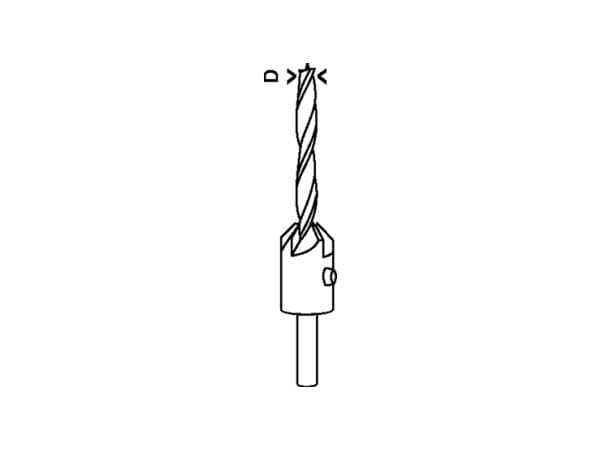 Bosch-pora ja uppokoroke 4X15MM