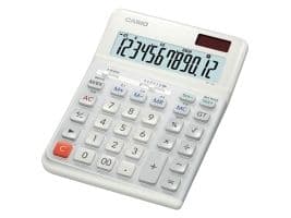 Casio - Skrivbordskalkylator - 12 siffror - batteri