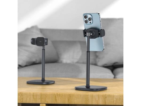 Acefast stativ/telefonholder E12 (svart)