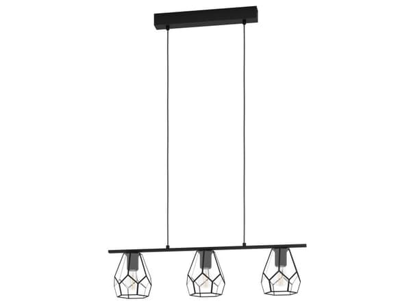 EGLO MARDYKE LANGBORD 3xE27 L775 klar/sort