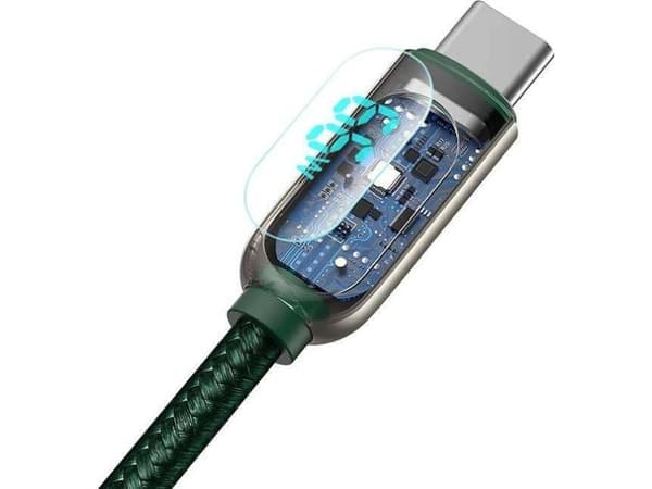 Baseus USB-A - USB-C USB-kabel 1 m Grønn (CASX020006)