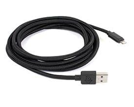 NewerTech - Lightning-kabel - USB hann til Lightning hann - 3 m - trekullsort