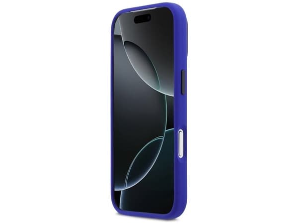 BMW M Silicon Vertical Logo MagSafe Case for iPhone 17 Pro - Navy Blue