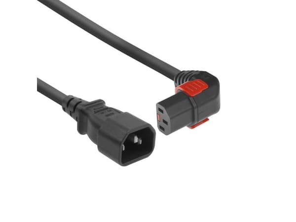 ACT AK5268 strömkabel svart 2 m C14 till C13