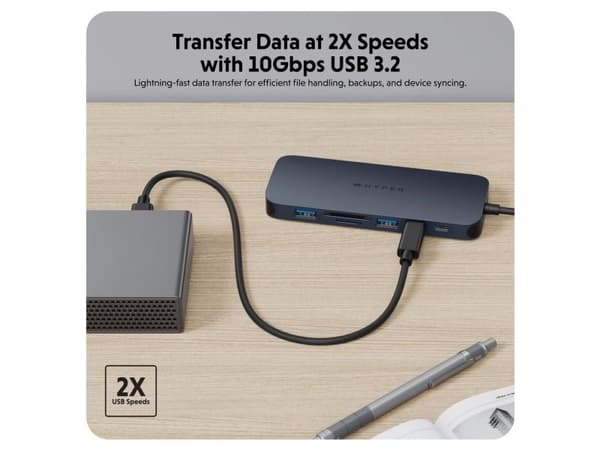 HYPER HD 10-i-1 USB-C Hub Gen.2