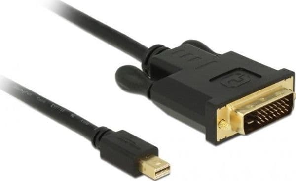 DeLOCK 83989, 2 m, Mini DisplayPort, DVI-D, Uros, Uros, Kulta