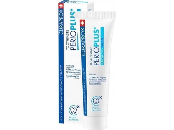 Curaprox PERIO PLUS+ tandkräm 0,09 CHX 75 ml