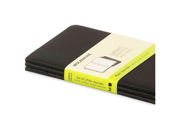 Moleskine Cahier Journal Blank Pocket Sort 3-Pak