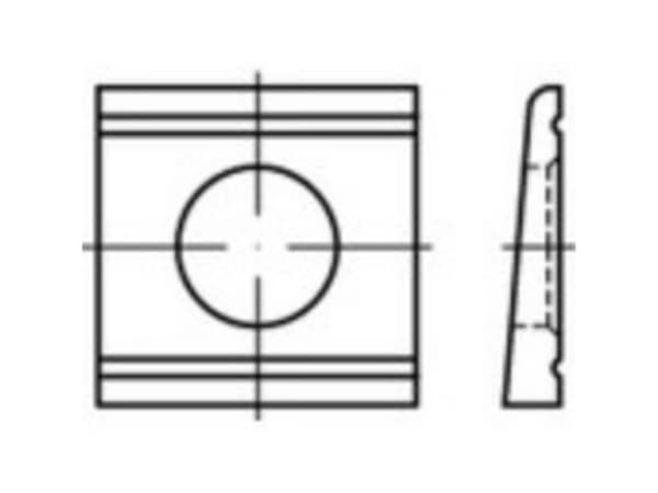 Remskive 21 mm stål, 50 stk TOOLCRAFT 139584