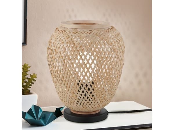 EGLO DEMBLEBY bordslampa E27 H250 bambu