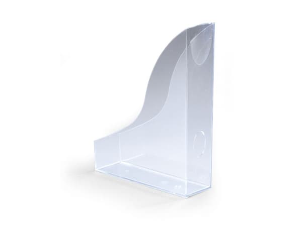 DURABLE BASIC - Magasinfil - ryggbredd: 70 mm - för A4 (210 x 297 mm) - transparent
