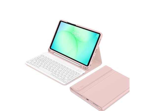 TECH-PROTECT SC PEN + tastatur til Galaxy Tab A9+ / A11+ Plus 11.0 rosa