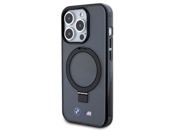 BMW Ring Stand M Collection MagSafe Case for iPhone 15 Pro - Black