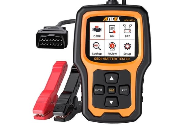 2-i-1 OBD2 diagnostisk scanner och batteritestare Ancel AD410 PRO