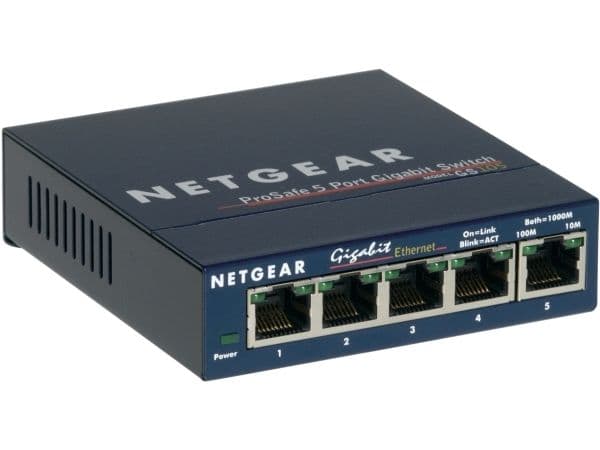 NETGEAR GS105 - Switch - 5 x 10/100/1000 - stationär