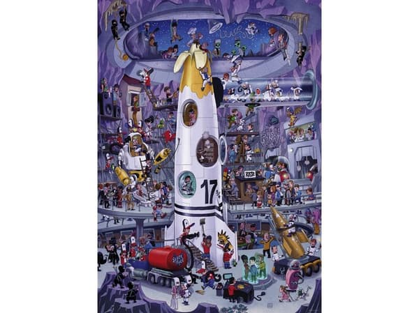 Heye Rocket Launch Jigsaw puzzle 1000 pc(s) Comics