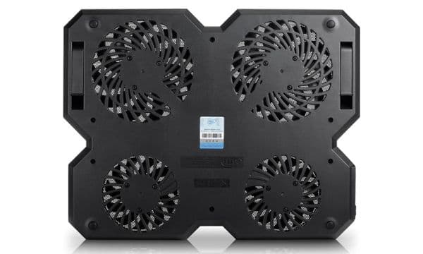 Deepcool Multi Core X6 - Notebookvifte - 15.6" - 100 mm/140 mm - svart