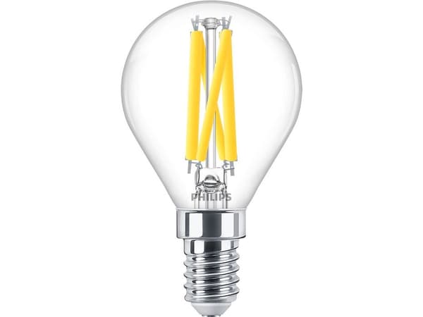 Philips MASTER LED Krone DimTone 3,4W (40W) E14 P45 Klar