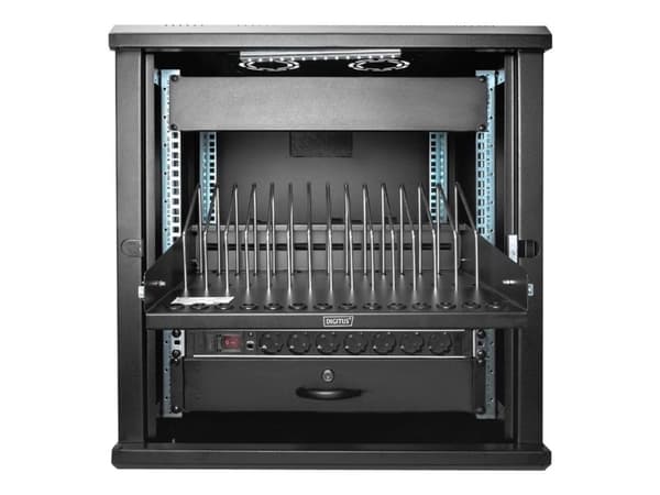 Digitus DN-97665 - Rackhylde - sort, RAL 9005 - 1U - 19"