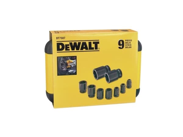 DeWalt DT7507, 9kpl 1/2" hylsysarja