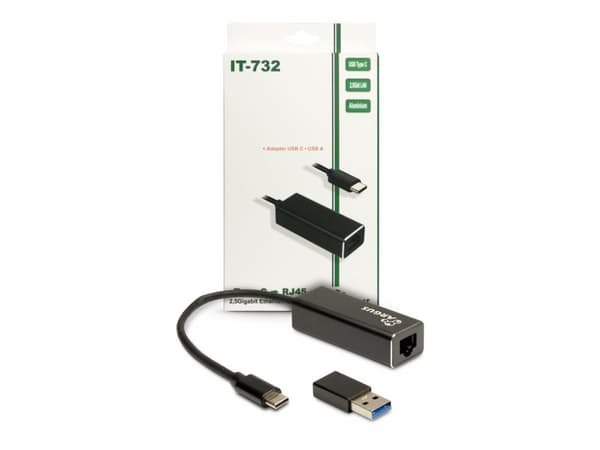 Inter-Tech IT-732 - Nätverksadapter - USB 3.0 - 2.5GBase-T x 1