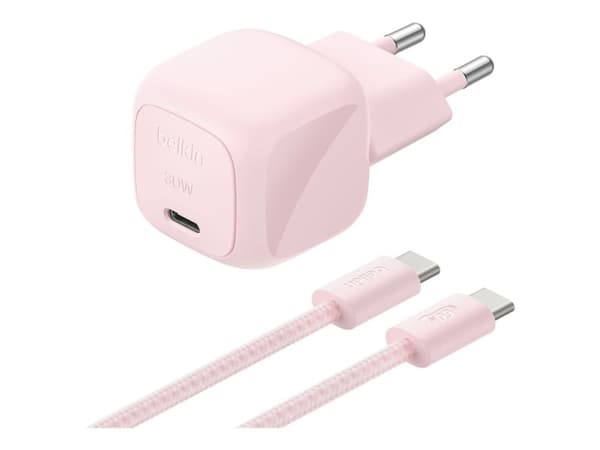BOOSTCHARGE 30W USB PD WallCharger Blush