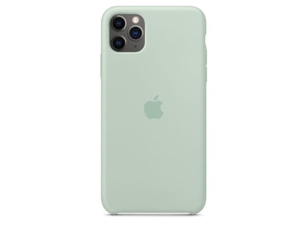 Apple - Skydd för mobiltelefon - silikon - beryll - för iPhone 11 Pro Max