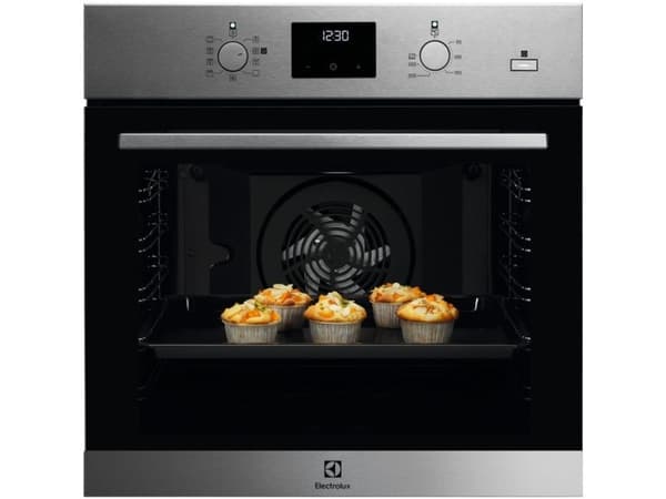 Electrolux EOD3H50TX, Medium, Elektrisk ugn, 72 l, 2980 W, 72 l, Inbyggd