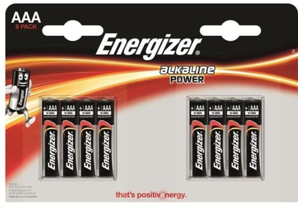 Energizer Power Battery AAA / R03 8 stk.