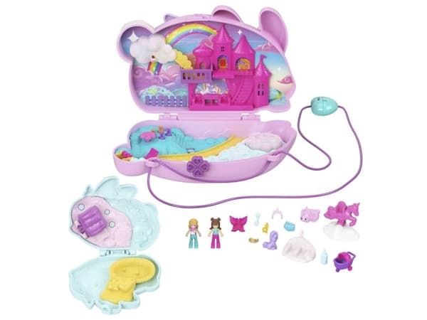 Polly Pocket Wearable Uni-Bunnies Compact