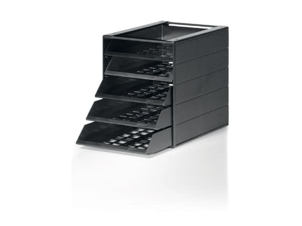 Durable IDEALBOX BASIC 5, Musta, C4, 5 laatikko(a), 250 mm, 322 mm, 332 mm