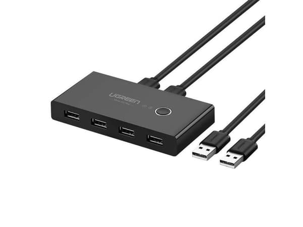 Ugreen - USB-periferdelesvitsj - 4 x SuperSpeed USB 3.0 - stasjonær