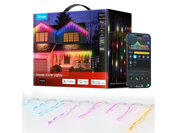 Govee RGBIC Icicle-lys - 10 m