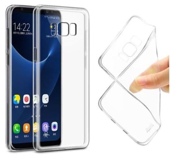 Transparent silikonkappe bak til iPhone X / XS